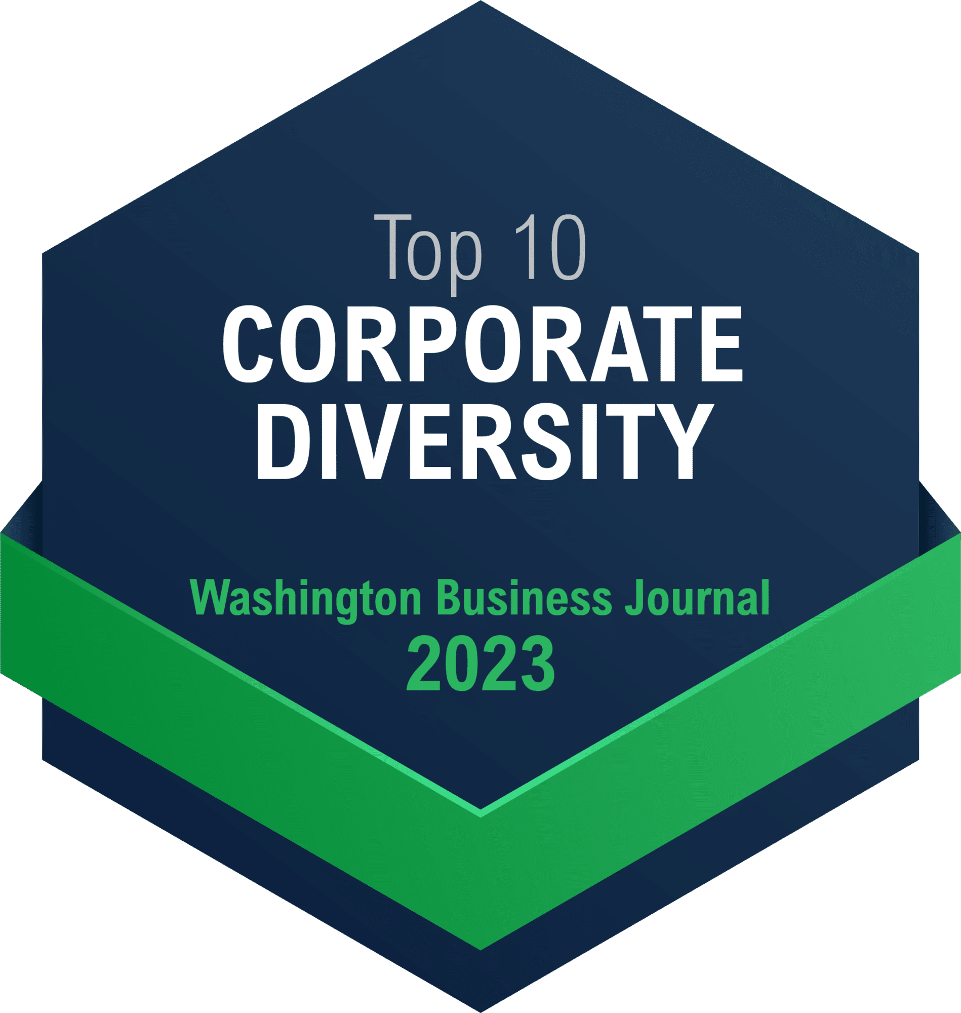 2023 Washington Business Journal: Top 10 Corporate Diversity